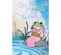 Blood Sugar Log Book: Frog & Tea Theme
