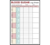Blood Sugar Log Book: Simple LogBook for Daily Tracking Recording of Blood Sugar and Pressure Medication at Home, Monitoring Vital Signs & Wellness - 100+ Pages