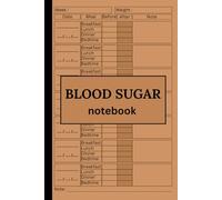 Blood Sugar Notebook: Simple Diabetes Glucose Tracking Journal. One Week Per Page with Write-Your-Own Days to Avoid Wasted Pages, 106 Weeks - 2 Years of Tracking. For Daily Use by People with Diabetes