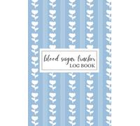 Blood Sugar Tracker Log Book: Beautiful & Simple Glucose Monitoring Journal | Daily and Weekly Diabetes Log for Type 1 & Type 2 | 111 Pages, Portable 4x6 Inch Planner