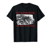 Bloodbourne Scorage of The Beast Scene Red Text Video Game Camiseta