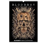 BLOODBOY/WAR ILLUSTRATION (Wandkalender 2026 DIN A3 hoch), CALVENDO Monatskalender: Eine Auswahl an schönen Horror-Illustrationen für Horror und Zombies begeisterte
