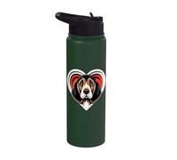 Bloodhound Heart - Refugio de rescate para cachorros y amantes de los perros Stainless Steel Insulated Water Bottle