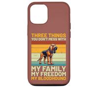 Bloodhound Retro Vintage Tres Cosas con Las Que no te metes Carcasa para iPhone 12/12 Pro