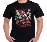 Bloodsport - Camiseta para hombre de artes marciales Jean Claude Van Damme Film Frank TOP, Negro, L