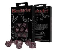 Bloodsucker Scarlet RPG Set De Dados 7 Piezas Brillantes Rojo Q-Workshop