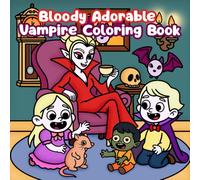 Bloody Adorable: Vampire Coloring Book for teens and adults