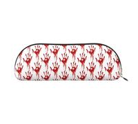 Bloody Handprints - Bolsa de maquillaje, bolsa de cosméticos, bolsa de almacenamiento de viaje, neceser de recepción, estuche para lápices, Huellas sangrientas, Talla única