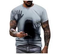 Bloody Problem Solved - Camiseta con estampado de Halloween para hombre, camisetas sangrientas de Halloween, disfraz de terrifier de The Evil Dead, camisetas divertidas de regalo, 5X L I'm Fine