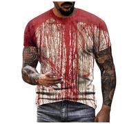 Bloody Problem Solved - Camiseta con estampado de Halloween para hombre, camisetas sangrientas de Halloween, disfraz de terrifier de The Evil Dead, camisetas divertidas de regalo, 5X L I'm Fine