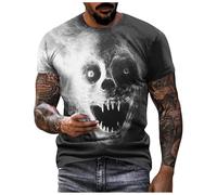 Bloody Problem Solved - Camiseta con estampado de Halloween para hombre, camisetas sangrientas de Halloween, disfraz de terrifier de The Evil Dead, camisetas divertidas de regalo, 5X L I'm Fine