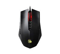 Bloody Ratón óptico para juegos A70x con interruptor Light Strike (LK) y desplazamiento, totalmente programable y macros avanzados (A70x-negro mate)