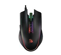 Bloody Ratón óptico para juegos P81s con interruptor y desplazamiento de luz (LK), máximo 8000 CPI, frecuencia de informe de 2000 Hz, memoria integrada de 256 K, totalmente programable con macros preestablecidos avanzados (curva)