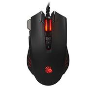 BLOODY V9MA Black UC3&4 Active - Ratón óptico de pie metálico 4000CPI para gamer