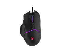 Bloody W95 Max Extra Fire Gaming Mouse - 12.000 CPI, sensor BC3332-A, tasa de informe de 2000 Hz, memoria integrada de 4 m, retroiluminación RGB, LOD ajustable, control de precisión, diseño ergonómico