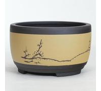 BLOOHK Maceta Extra Grande De Arena Púrpura Simple Y Transpirable Diámetro Bonsai Suculentas Macetas Cerámica Lavabo Ventilación Orquídeas for El Hogar