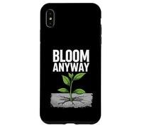 Bloom Anyway - Linda planta inspiradora en hormigón Carcasa para iPhone XS Max