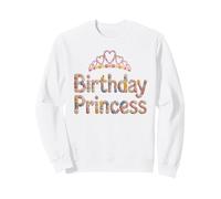 Bloom Birthday Princess Girl Celebra a mamá Oficialmente Sudadera