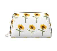 Bloom - Bolsa de maquillaje de viaje con compartimentos, bolsa de aseo portátil para mujer, Gold, One Size