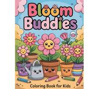 Bloom Buddies: Coloring Book for Kid: Adorable Potted Flowers Await Your Colors