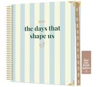 bloom daily planners Agenda 2027 Cleerely Stated (enero de 2027 a diciembre de 2027), calendario de tapa dura, organizador anual - Agenda cristiana mensual/semanal basada en la fe religiosa - 7 x 9