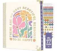 bloom daily planners Agenda de tapa dura 2026-2027 (8.5 x 11 pulgadas), año académico (julio de 2026 a julio de 2027), agenda de objetivos de tareas para mujeres, agenda inspiradora mensual y semanal