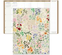 bloom daily planners Agenda mensual 2027 (enero de 2027 a diciembre de 2027) - Organizador de agenda floral grande de 9 x 12 pulgadas, fiesta en el jardín