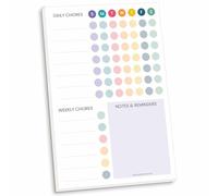 bloom daily planners Bloc magnético de planificación de tareas, diario y semanal, seguimiento de hábitos y tareas pendientes con notas y recordatorios para adultos, adolescentes y niños, organizador