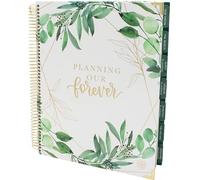 bloom daily planners Hard Cover Wedding Day Planner Bridal Journal & Organizer (Undated) - 9" x 11" - Planning Our Forever