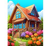 Bloom Fantasy - 500 pages talking about gardens houses and flowers coloring book for kids and adults.: Creative relaxation for the mind and soul.