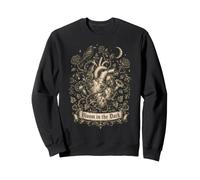 Bloom in The Dark Gothic Anatómico Corazón Raven Goth Girl Sudadera