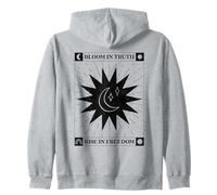 Bloom In Truth Rise In Freedom (Declaración inspiradora) Sudadera con Capucha