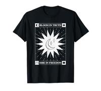Bloom In Truth - Rise In Freedom (gráfico Boho Sun and Moon Graphic) Camiseta