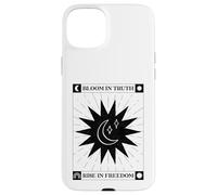 Bloom In Truth - Rise In Freedom (gráfico Boho Sun and Moon Graphic) Carcasa para iPhone 15 Plus