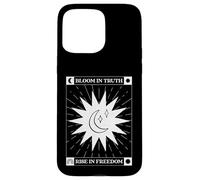 Bloom In Truth - Rise In Freedom (gráfico Boho Sun and Moon Graphic) Carcasa para iPhone 15 Pro MAX