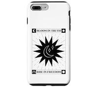 Bloom In Truth - Rise In Freedom (gráfico Boho Sun and Moon Graphic) Carcasa para iPhone 7 Plus/8 Plus