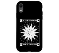 Bloom In Truth - Rise In Freedom (gráfico Boho Sun and Moon Graphic) Carcasa para iPhone XR
