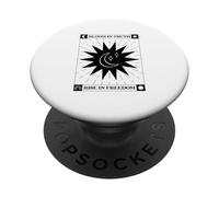 Bloom In Truth - Rise In Freedom (gráfico Boho Sun and Moon Graphic) PopSockets PopGrip Adhesivo