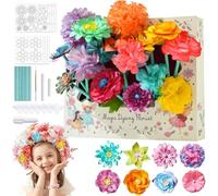 Bloom Joy Magic Petal Flower Kit, Bloomjoy Magic Petal Flower Art Kit, DIY Paper Craft Flowers Creative Toys, Dyed Flowers DIY Materials, 3D Bouquet Blossoms Arts & Crafts Fantasy Art(1SET)
