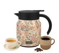 Bloom on Hotpot - Tetera de 800 ml/1000 ml, equipada con un fino colador de té, mantiene el calor de 6 a 12 horas, ideal para el hogar, la oficina o el té de la tarde (B, 800 ml)