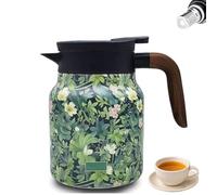 Bloom on Hotpot - Tetera de 800 ml/1000 ml, equipada con un fino colador de té, mantiene el calor de 6 a 12 horas, ideal para el hogar, la oficina o el té de la tarde (A, 1000 ml)