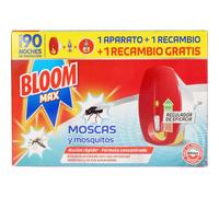 Bloom Pack Max Moscas & Mosquitos Aparato + 2 Recambios