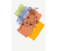 Bloom & Plan: A Dot Grid Notebook with Floral Cover for Planning, Habit Tracking, and Creative Journaling - 100 Pages
