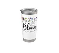 Bloom Where You Are Planted Bible Verse Bloom God Plants You Vaso térmico de acero inoxidable de doble pared