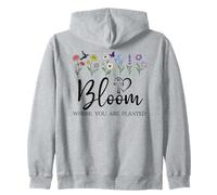 Bloom Where You Are Planted God Quote Bible Verse Christian Sudadera con Capucha