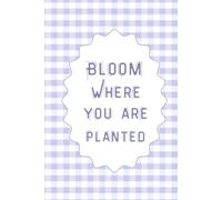Bloom where you are planted:Motivational quote journal for woman,Coquette journal for girls|Aesthetic journal |Retro style journal|Bible Garden ... pages journal,: Gifts for woman
