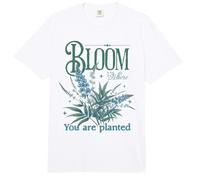 Bloom Where You Are Planted Nature Vision Board Comfort Colors Adult Heavyweight T-Shirt