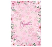 Bloom with Grace - Elegant Pink Floral Notebook for Girls | 160 Lined Pages Journal for Writing & Notes: Beautiful pastel pink floral notebook with ... for journaling, school, or daily notes.