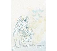 Bloom with Grace: Minimal Line Art Floral Journal (With Love)
