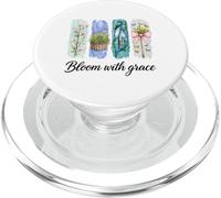 Bloom with Grace Pastel Jardín Flores Arte PopSockets PopGrip para MagSafe